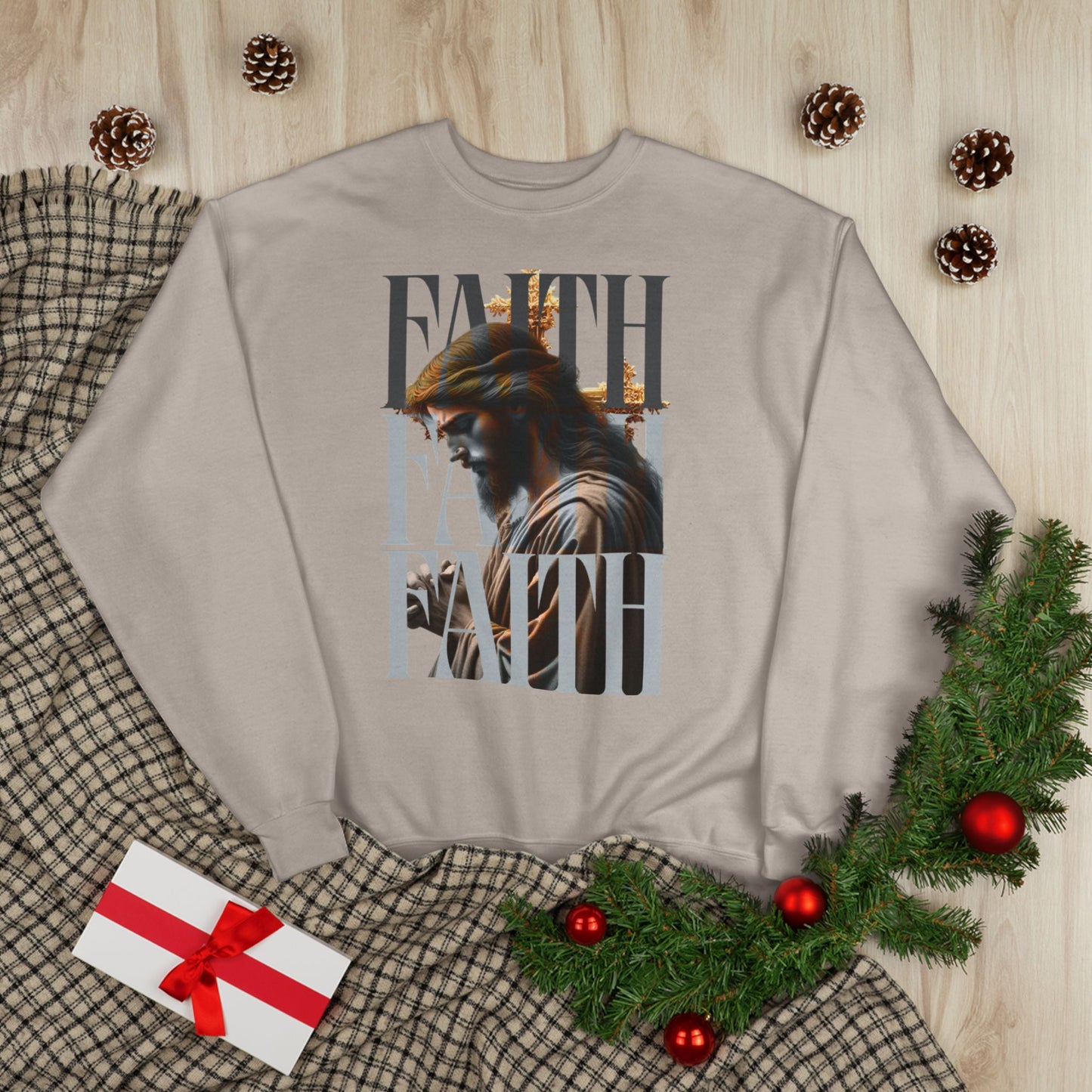 Faith-Themed Unisex EcoSmart® Crewneck Sweatshirt, Inspirational Gift, Cozy Apparel, Religious Sweatshirt, Perfect for Church, [...]