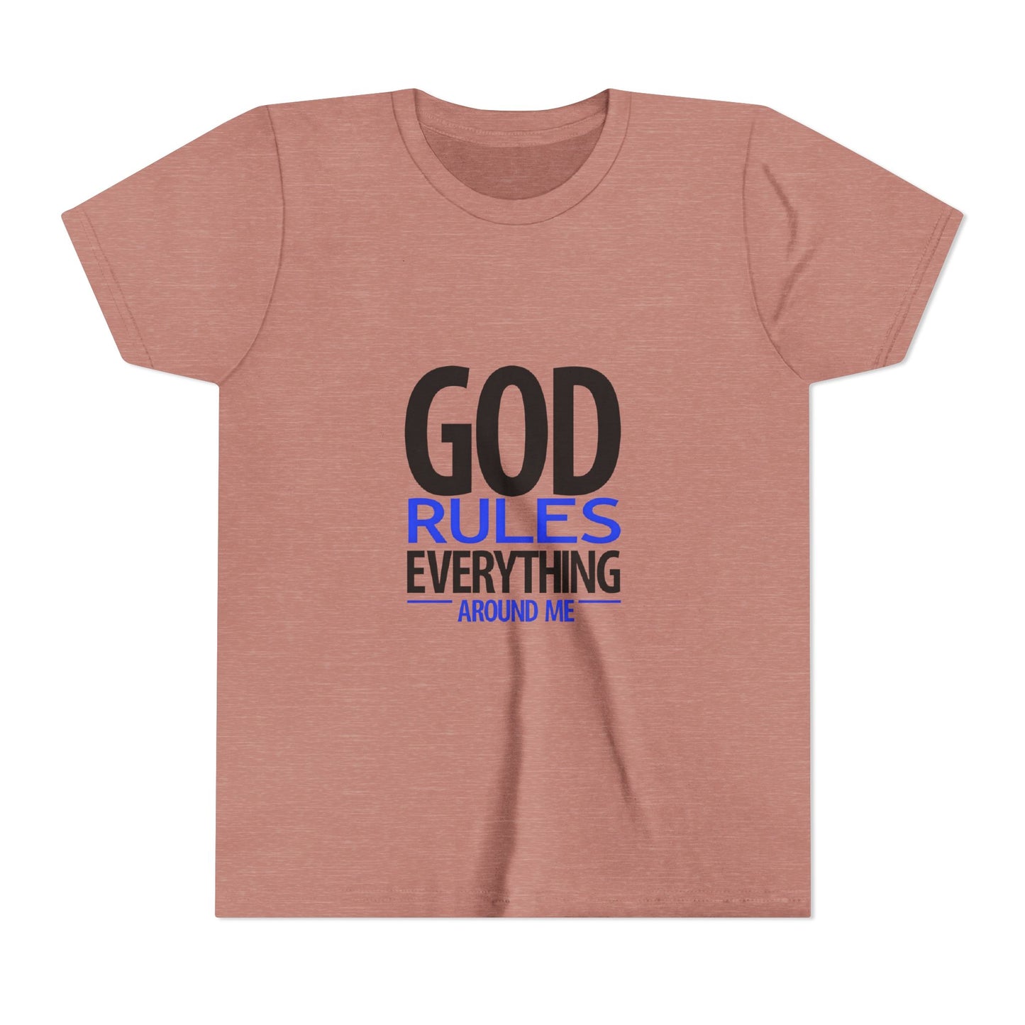 Youth Short Sleeve Tee, spiritual youth apparel, church camp tshirts, youth group t shirts, faith inspired youth apparel