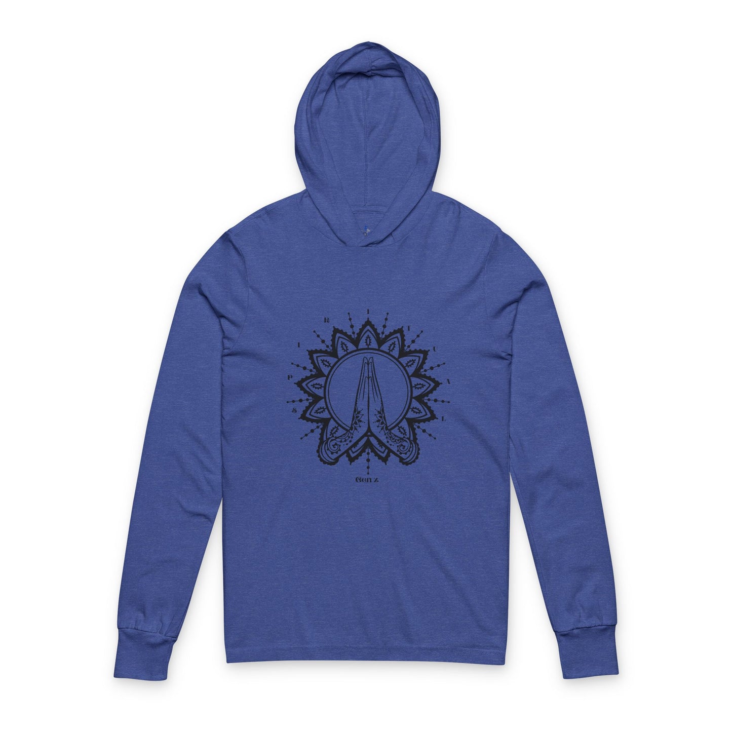 Spiritual Vibes Unisex Hoodie - Praying Hands Design | Comfortable Everyday Wear, Gifts for Yoga Lovers, Meditation Apparel, Casual Style