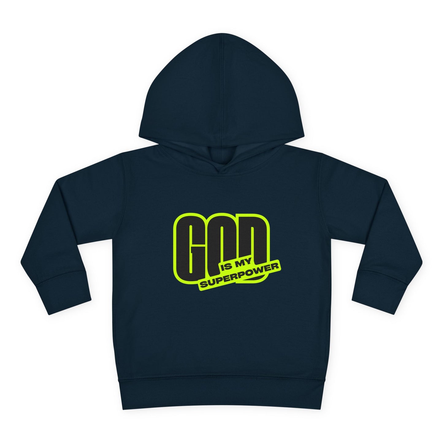 Toddler Fleece Hoodie with Fun Faith Design, trendy Kids Pullover, Cozy Religious Apparel for toddlers, casual Everyday winterWear, God is [...]