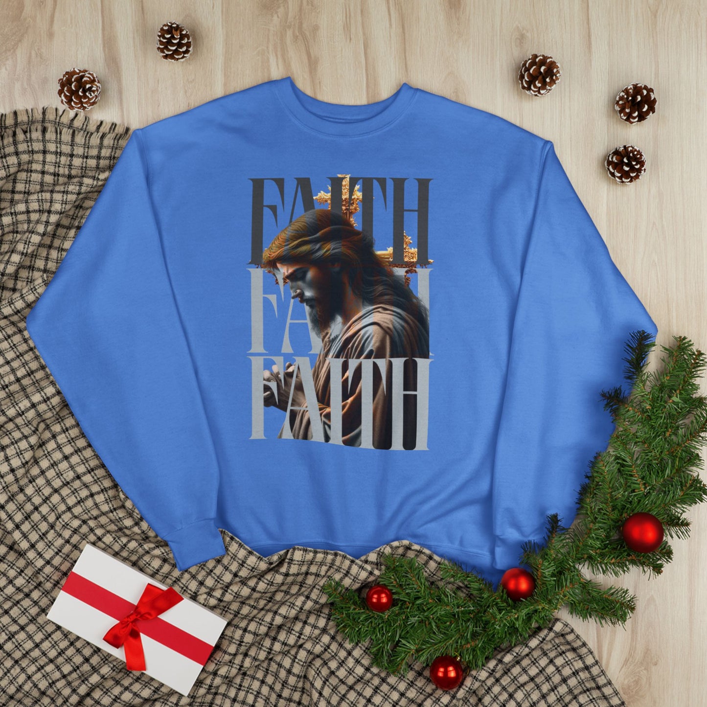 Faith-Themed Unisex EcoSmart® Crewneck Sweatshirt, Inspirational Gift, Cozy Apparel, Religious Sweatshirt, Perfect for Church, [...]