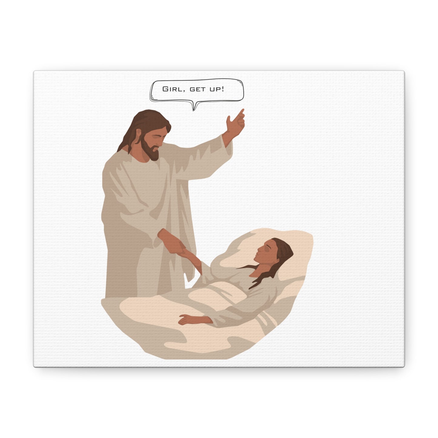 Inspirational Jesus themed  Canvas Print Motivational Wall Art for  Religious Home Decor for Christian Gift for house warming