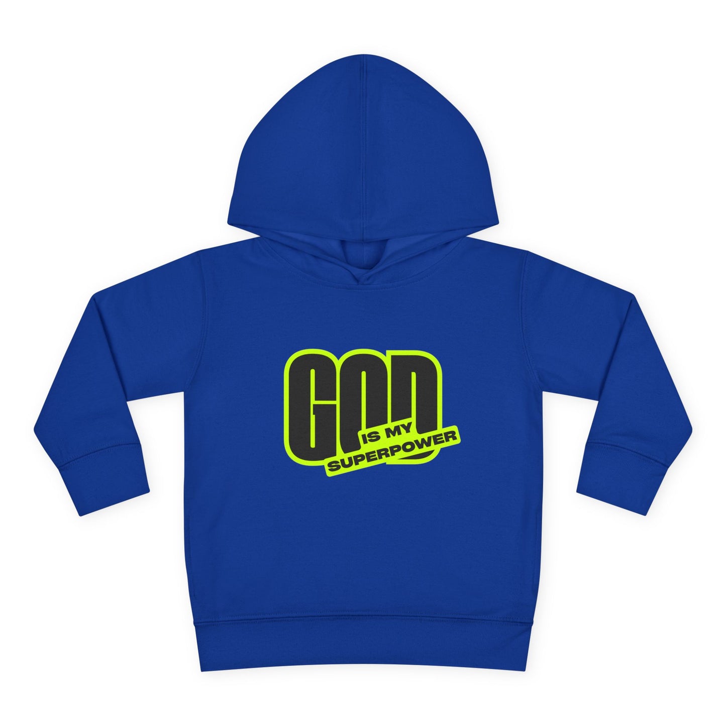 Toddler Fleece Hoodie with Fun Faith Design, trendy Kids Pullover, Cozy Religious Apparel for toddlers, casual Everyday winterWear, God is [...]